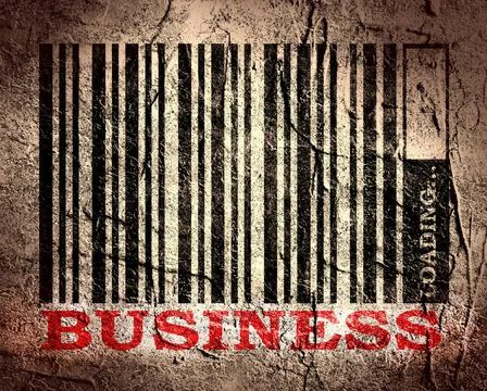 Barcode with success text and loading bar vintage business relative abstra... Stock-Fotos