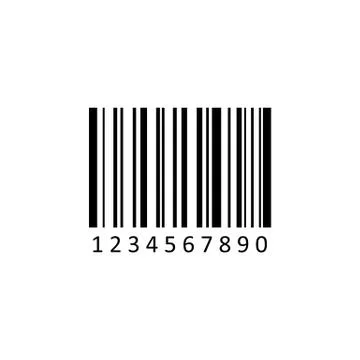 Barcode symbol isolated on white background. Vector ilustration EPS 10 イラスト素材