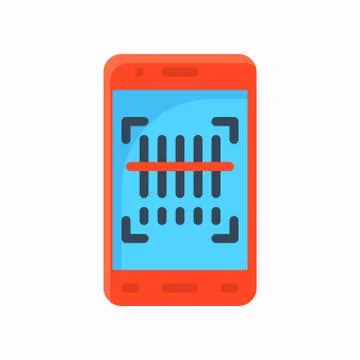 Barcode vector, Black friday related flat icon イラスト素材
