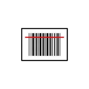 Barcode vector design template illustration Stock Illustration
