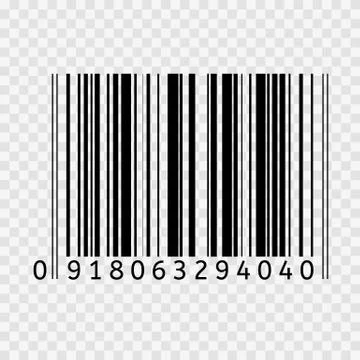 Barcode vector flat icon. Bar code sign. Thin line symbol Stock Illustration