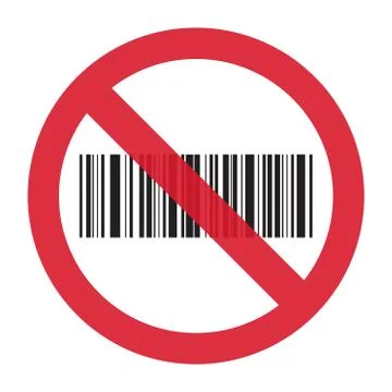 Barcode vector icon. Bar code for web, app ui design. Isolated illustration Illustrazione stock