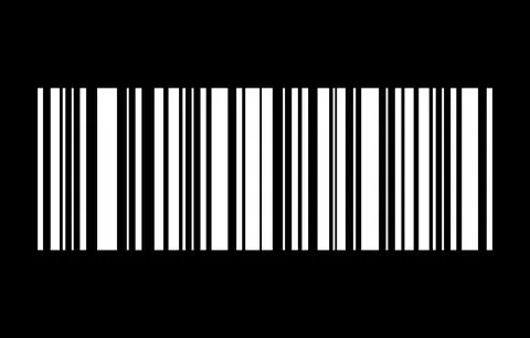 Barcode vector icon. Bar code for web flat design. Isolated illustration Illustrazione stock