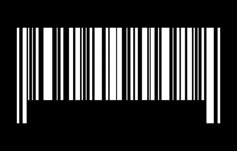 Barcode vector icon. Bar code for web flat design. Isolated illustration Stockillustratie