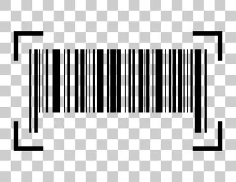 Barcode vector icon. Bar code for web flat design. Isolated illustration 스톡 일러스트