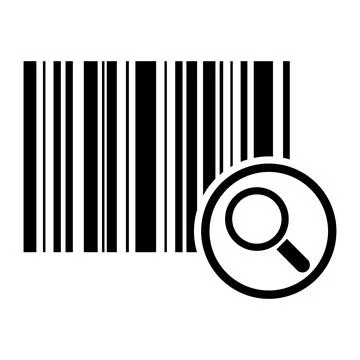 Barcode vector icon. Bar code for web flat design. Isolated illustration Stock Illustration