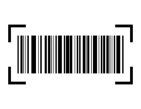 Barcode vector icon. Bar code for web flat design. Isolated illustration 스톡 일러스트