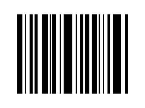 Barcode vector icon. Bar code for web flat design. Isolated illustration イラスト素材