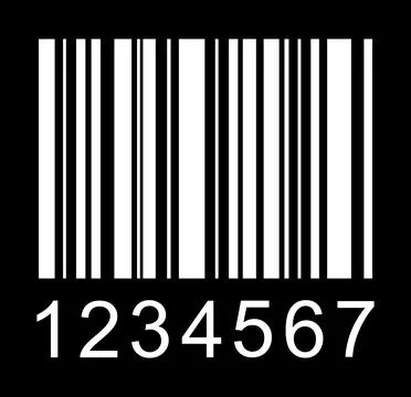 Barcode vector icon. Bar code for web flat design. Isolated illustration Illustrazione stock