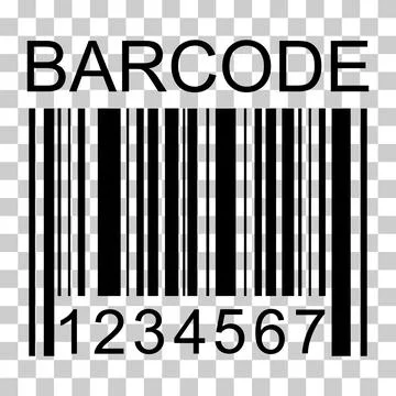 Barcode vector icon. Bar code for web flat design. Isolated illustration 스톡 일러스트