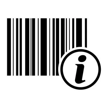 Barcode vector icon. Bar code for web flat design. Isolated illustration Stock Illustration