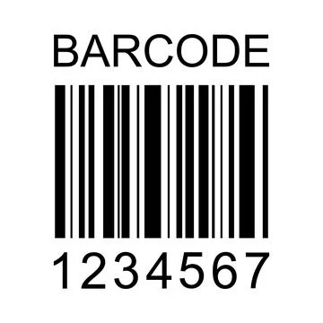 Barcode vector icon. Bar code for web flat design. Isolated illustration Stockillustratie
