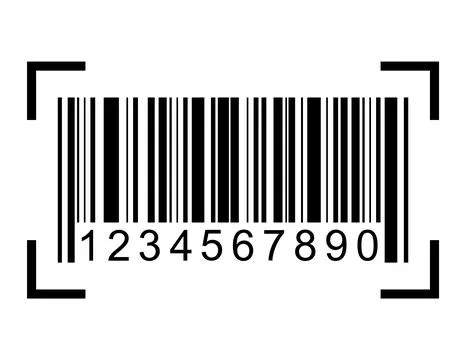 Barcode vector icon. Bar code for web flat design. Isolated illustration Stock Illustration