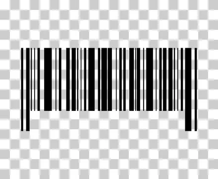 Barcode vector icon. Bar code for web flat design. Isolated illustration Stock Illustration
