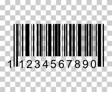 Barcode vector icon. Bar code for web flat design. Isolated illustration Illustrazione stock