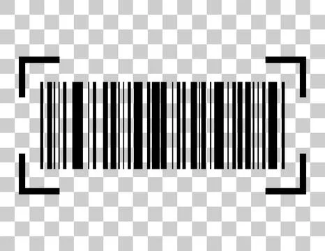 Barcode vector icon. Bar code for web flat design. Isolated illustration 스톡 일러스트