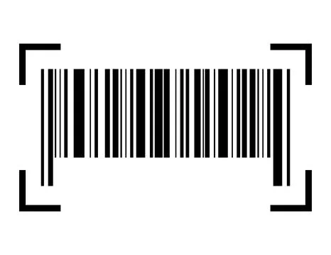 Barcode vector icon. Bar code for web flat design. Isolated illustration Stock Illustration