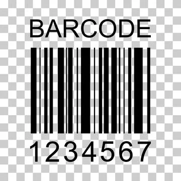 Barcode vector icon. Bar code for web flat design. Isolated illustration 스톡 일러스트