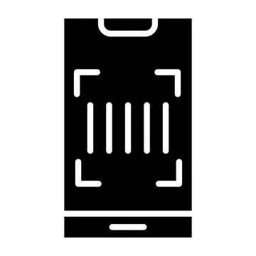 Barcode Vector Icon Design Illustration Stock-Illustration
