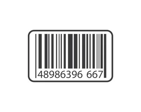 Barcode vector icon illustration design Stock Illustration