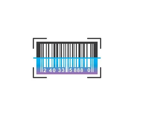 Barcode vector icon illustration design Illustrazione stock