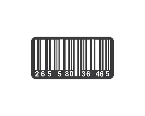Barcode vector icon illustration design Stock Illustration