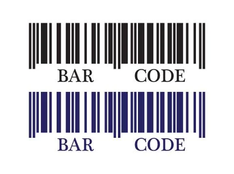 Barcode vector isolated logo icon Stock Illustration