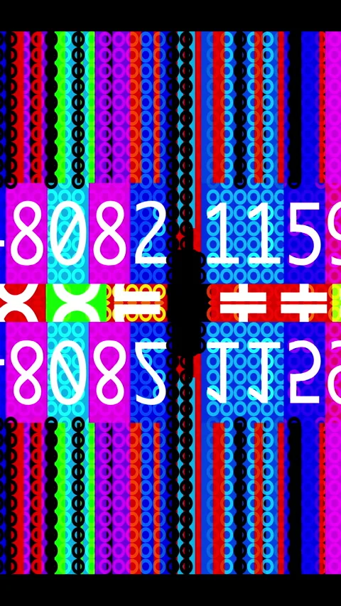 Barcodes sequenced together Stock Footage 265563713