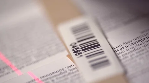 Barcoding Scanning Video stock 122543991