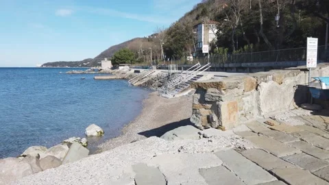 Barcola Seafront in Trieste Stock Footage 236558963