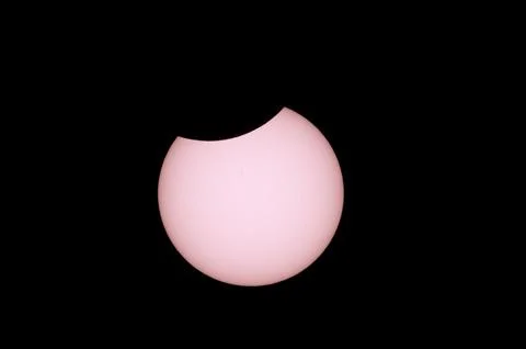 Bard membrane total solar eclipse Stock Photos