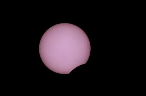 Bard membrane total solar eclipse Stock Photos