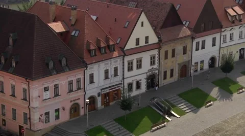 BARDEJOV CENTRE 5, SLOVAKIA Stock Footage 64384230