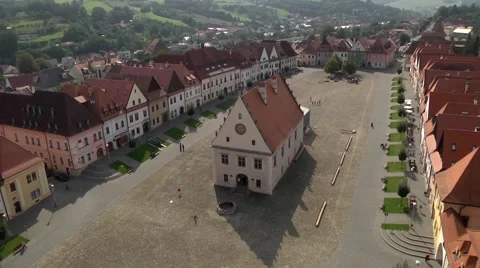 BARDEJOV CENTRE 6, SLOVAKIA Stock Footage 64384229