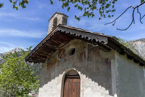 Bardonecchia chapel Stock Photos