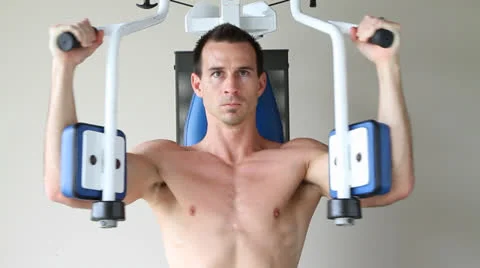 Bare Chest Exercises Stock Footage 25173191