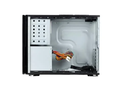 Bare computer case Stock Photos