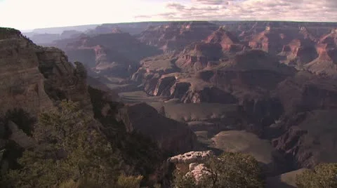 Bare Desert Landscape on An Overcast Day 2 스톡 동영상 19206331