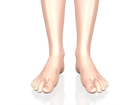 Bare feet Stock Illustration