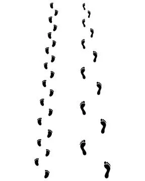 Bare feet Stock Illustration