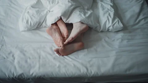 Feet Couple In Bed Stock Video Footage | Royalty Free Feet Couple In Bed  Videos | Pond5