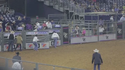 Bareback Event at a Rodeo 1 Video stock 48216528