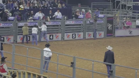 Bareback Event at a Rodeo 2 Video stock 48211663