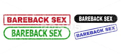 Bareback Caption Porn - BAREBACK SEX Rectangle Stamps Using Corroded Texture Illustration #148090280