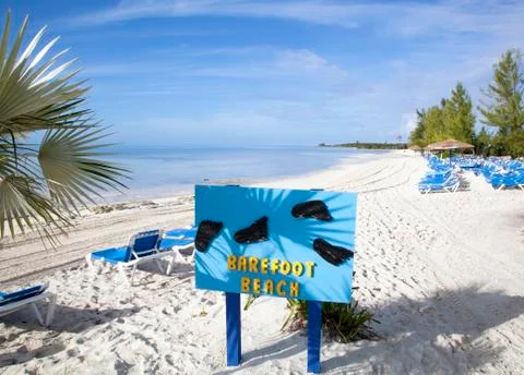 Barefoot beach Stock Photos