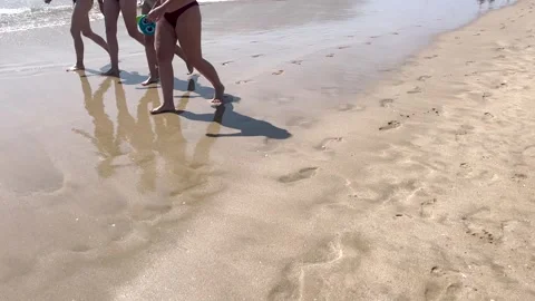 Women Walking Barefoot At Beach Stock Videos – Royalty-Free HD & 4K Videos