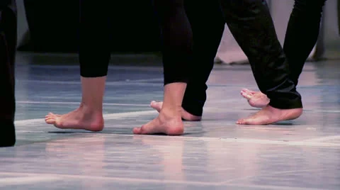 Barefoot dancers Video stock 22475576