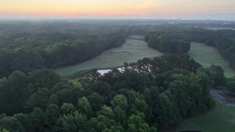 Barefoot Landing SC golf course push in Stock Footage 340625715