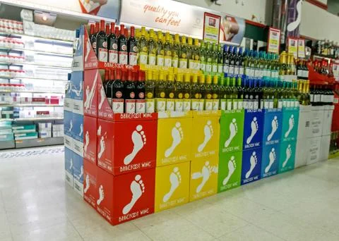 Barefoot wine Stock Photos