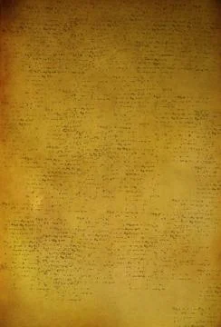 Barely visible  scraps of handwriting text Stock Illustration